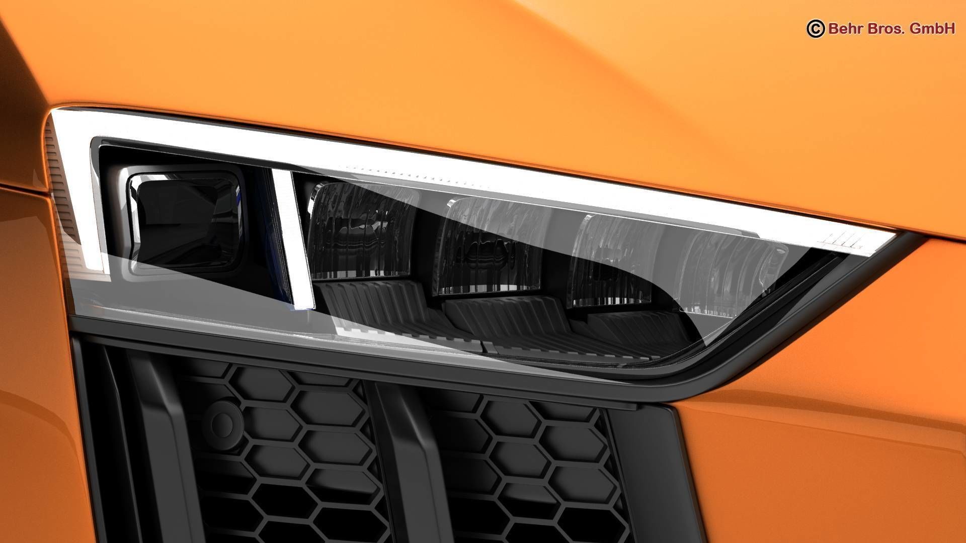 Audi R8 V10 Plus 2016 3D model_9