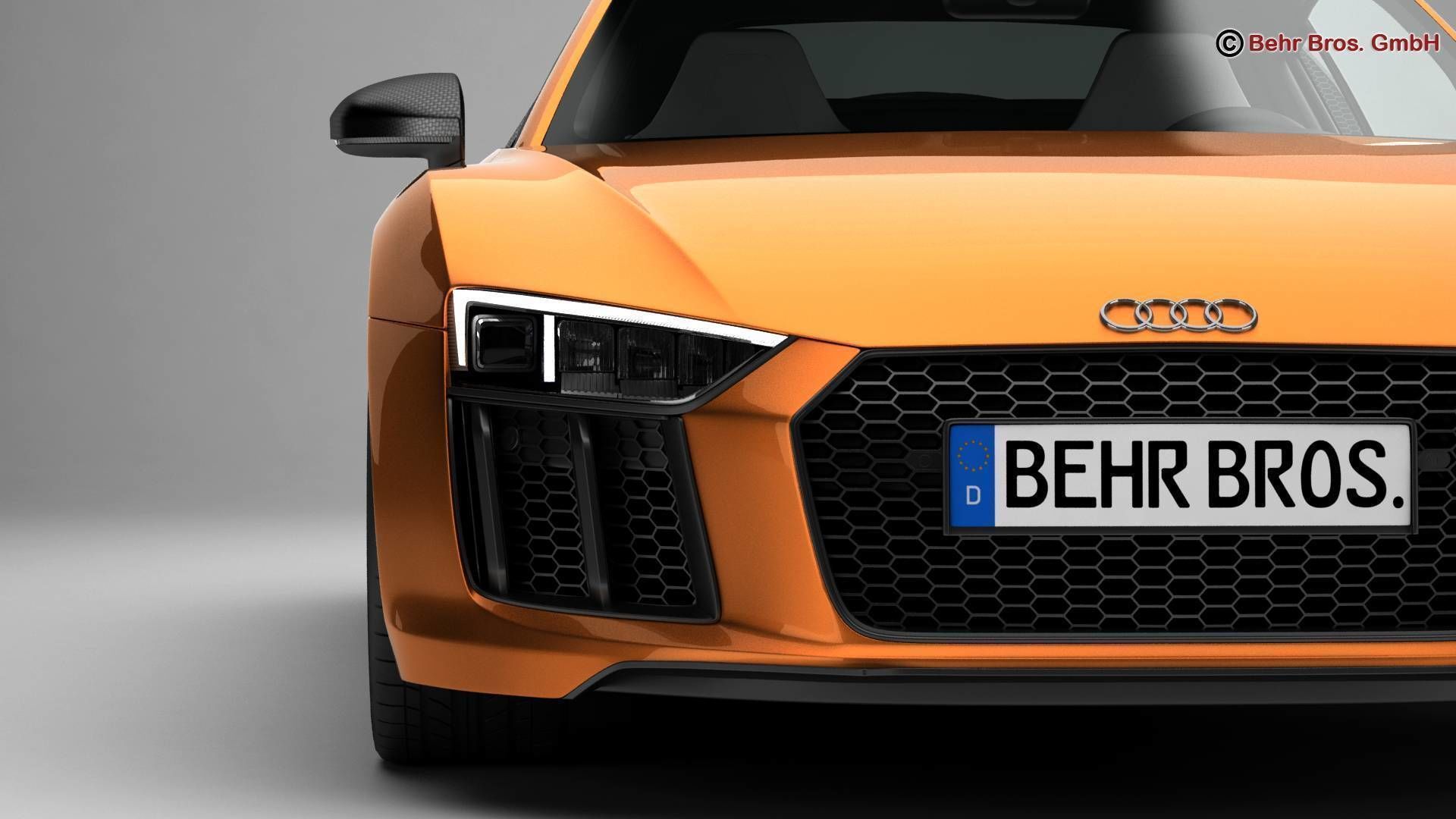 Audi R8 V10 Plus 2016 3D model_7