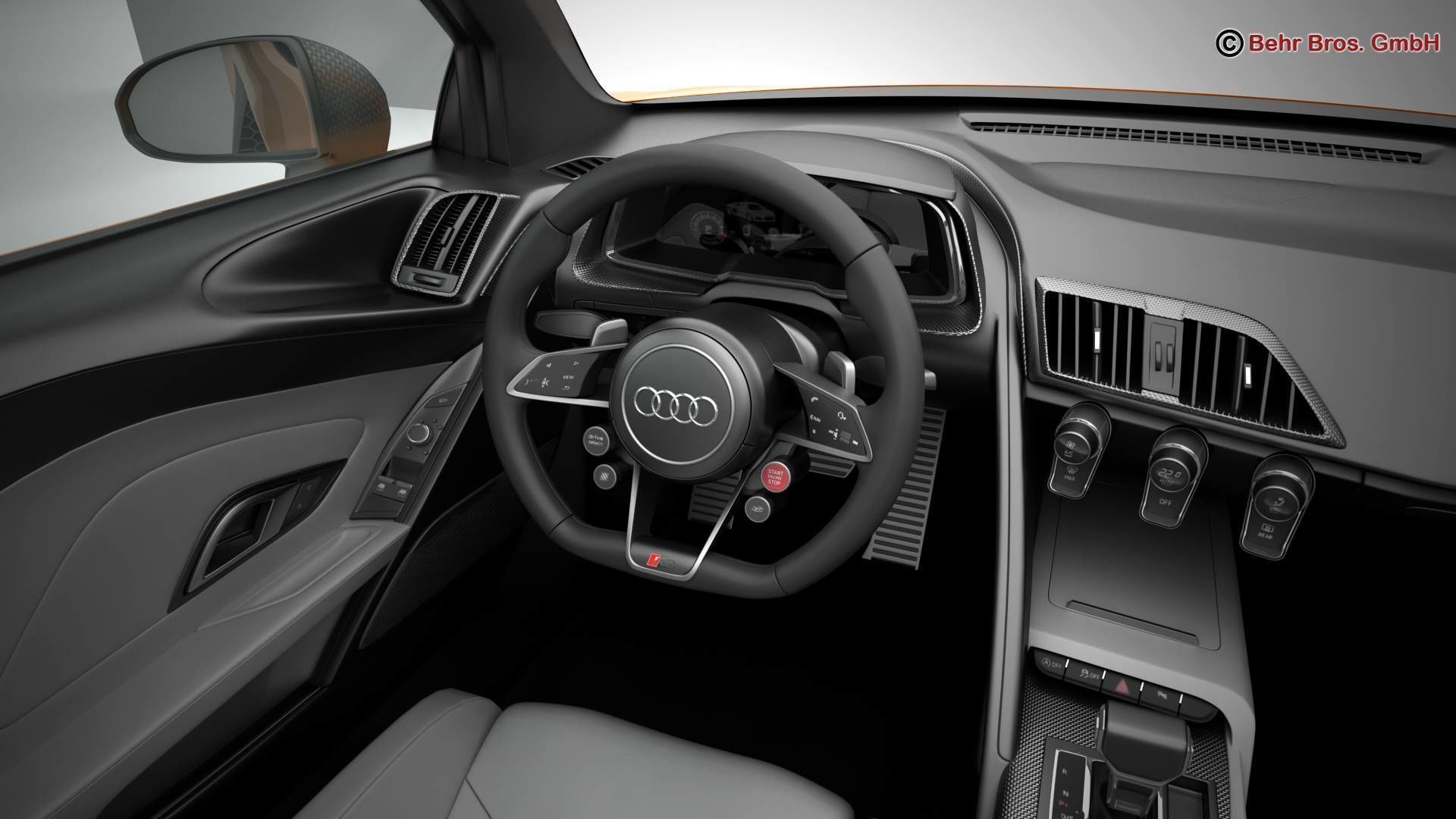 Audi R8 V10 Plus 2016 3D model_14