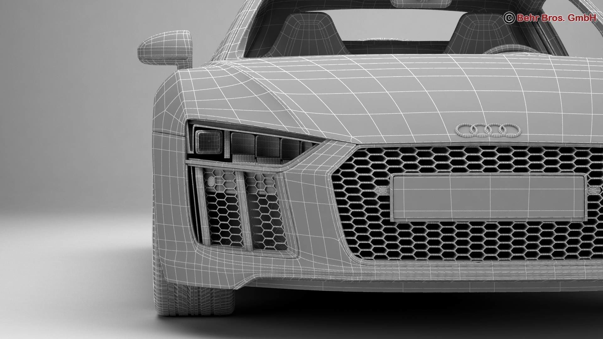 Audi R8 V10 Plus 2016 3D model_22