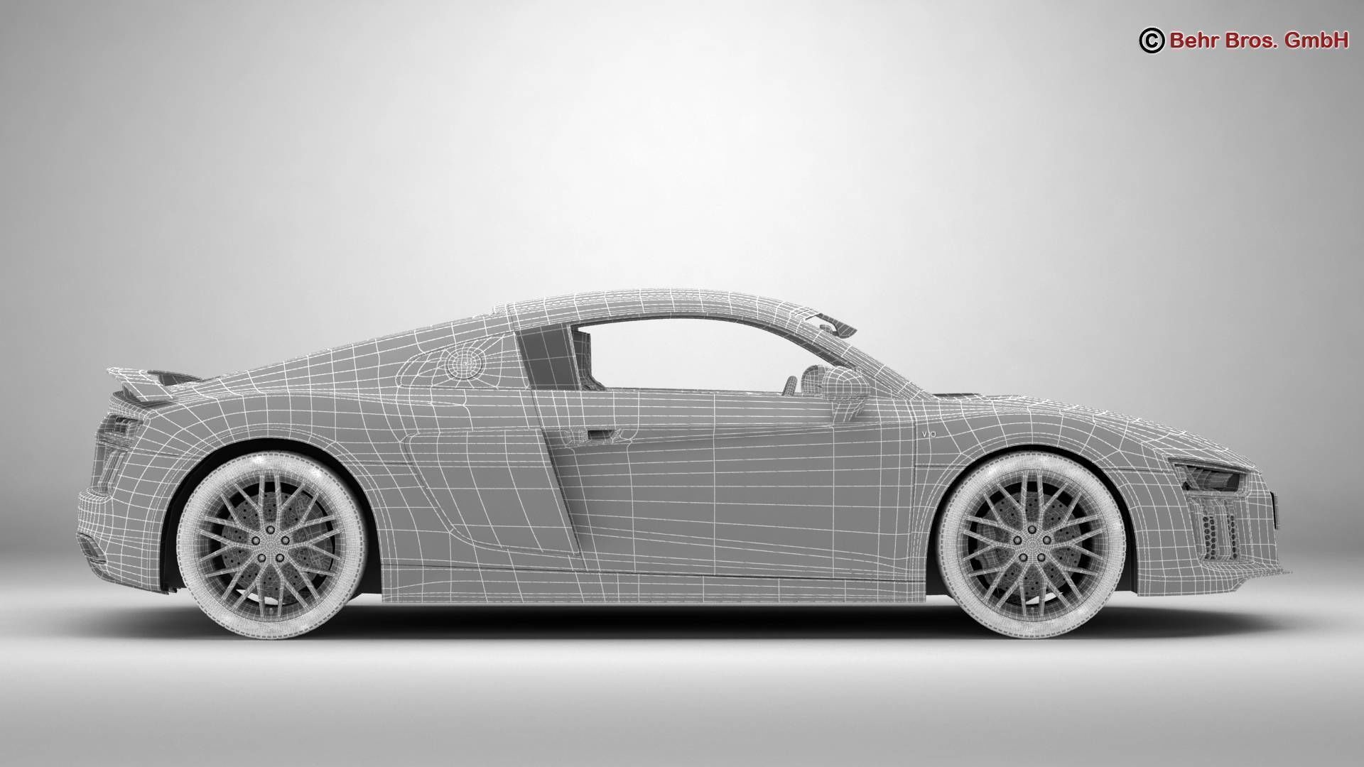 Audi R8 V10 Plus 2016 3D model_20