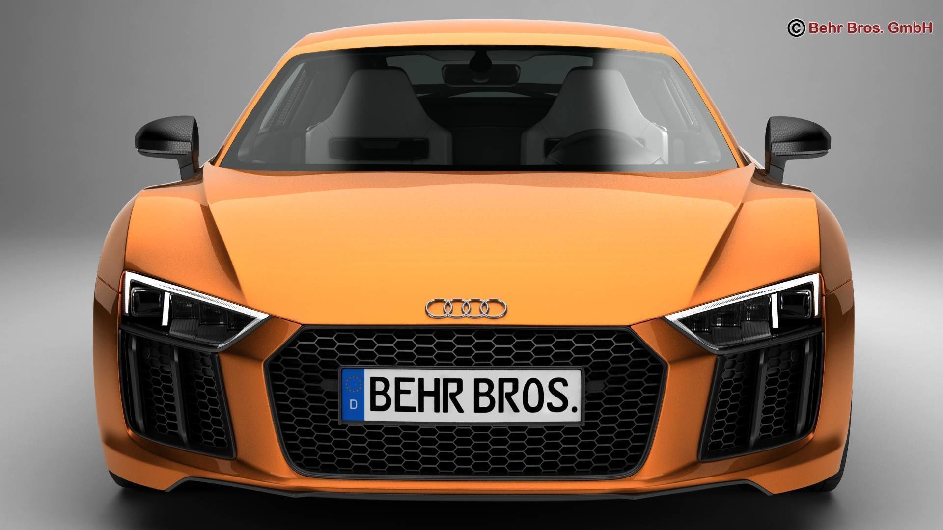 Audi R8 V10 Plus 2016 3D model_6