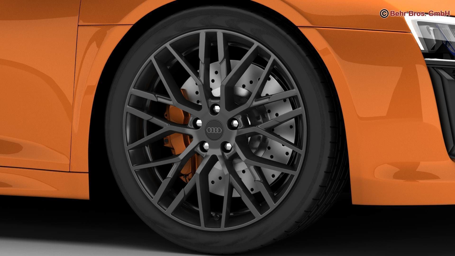 Audi R8 V10 Plus 2016 3D model_8