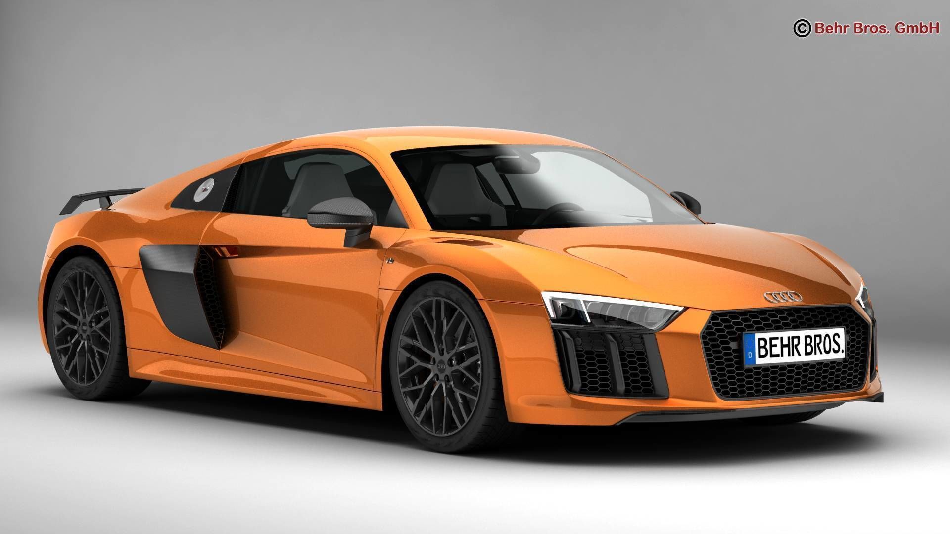Audi R8 V10 Plus 2016 3D model_1