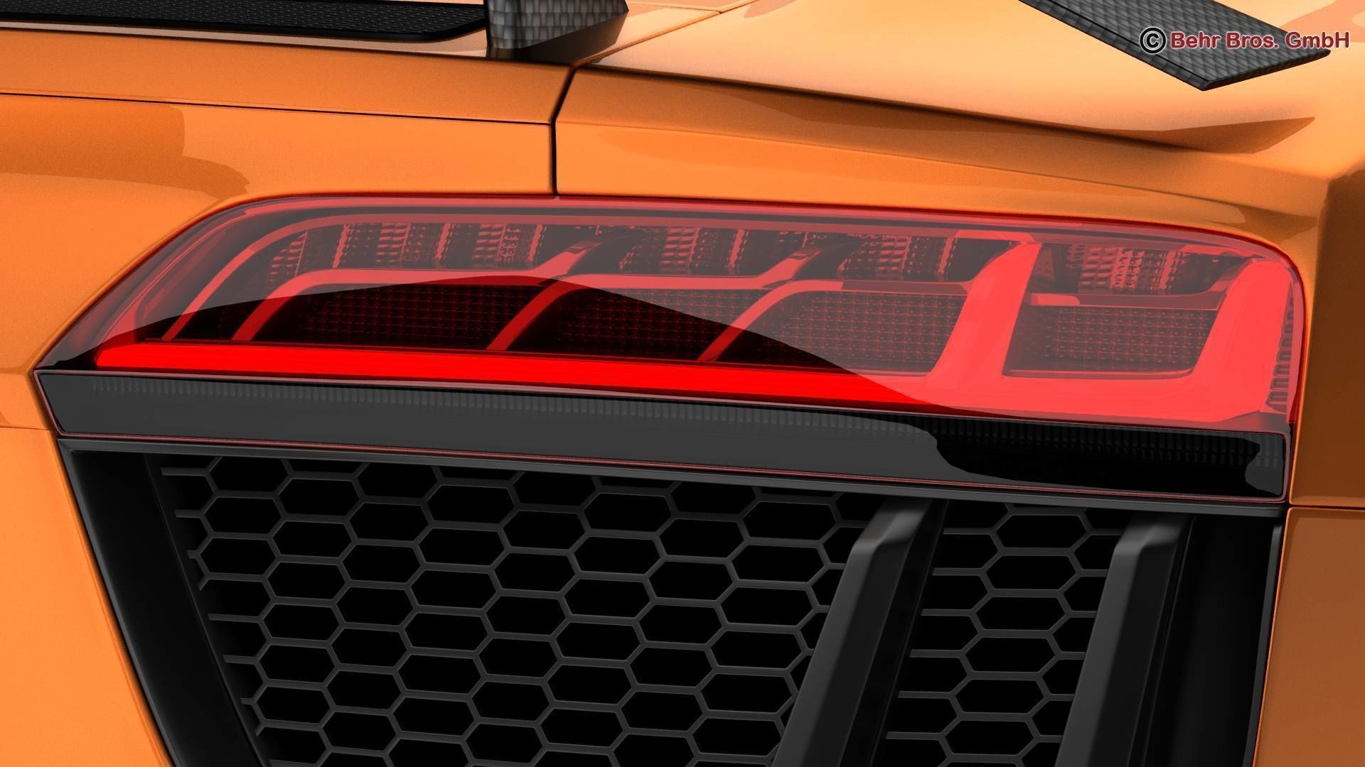 Audi R8 V10 Plus 2016 3D model_10