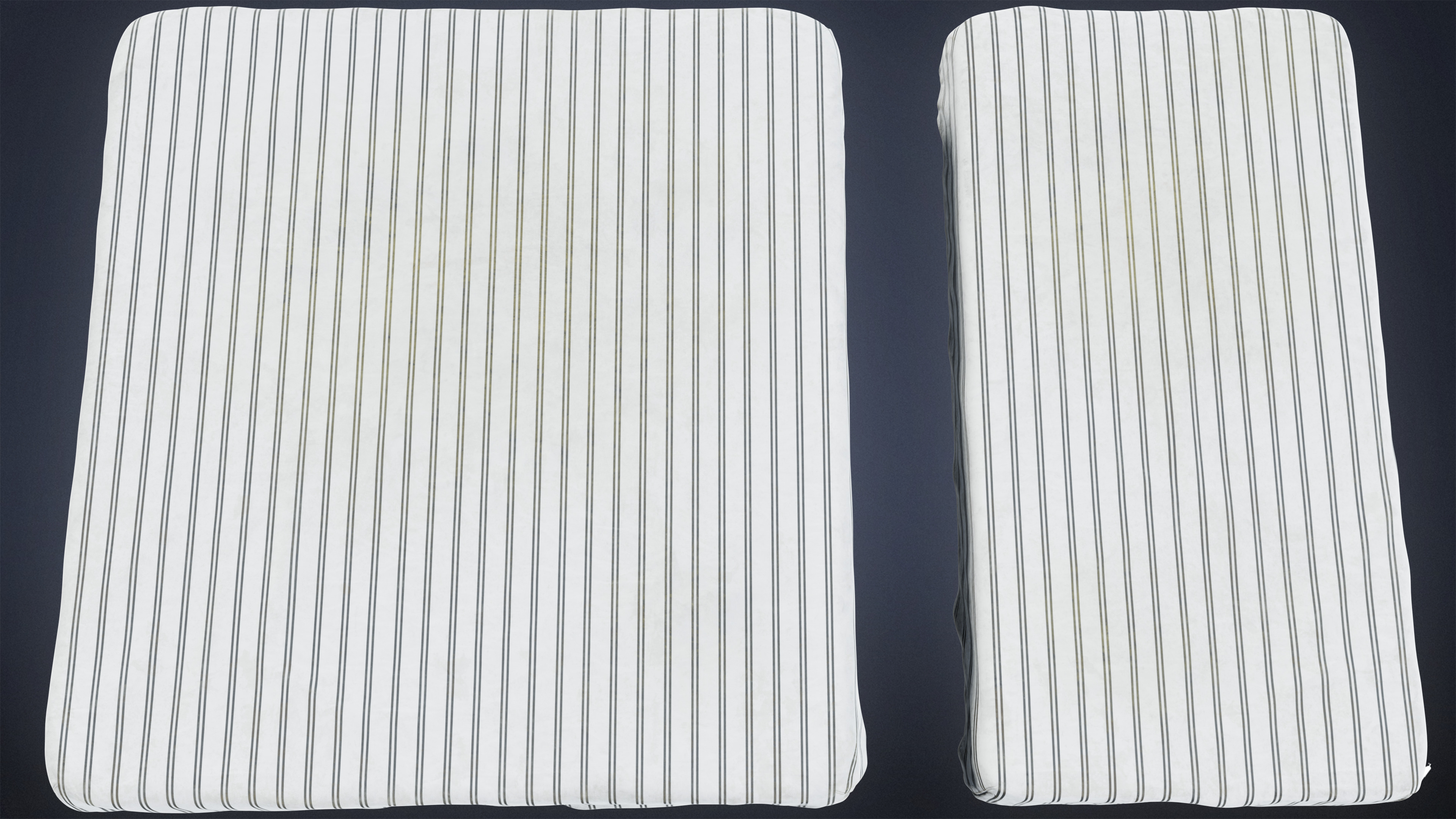 SUBURBS - Mattress Queen 01 - LOW POLY AND NANITE Low-poly 3D model_4