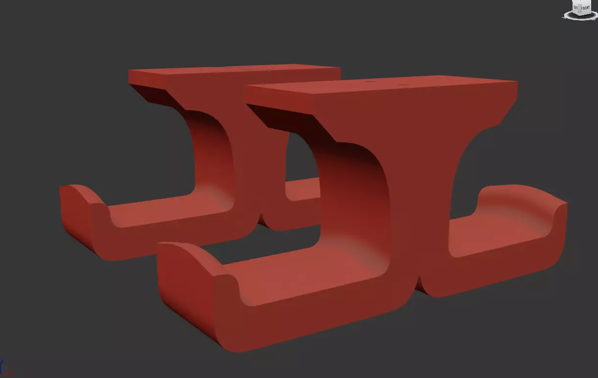 Headphone Holder 3D print model_0