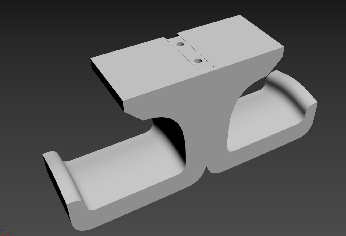 Headphone Holder 3D print model_1