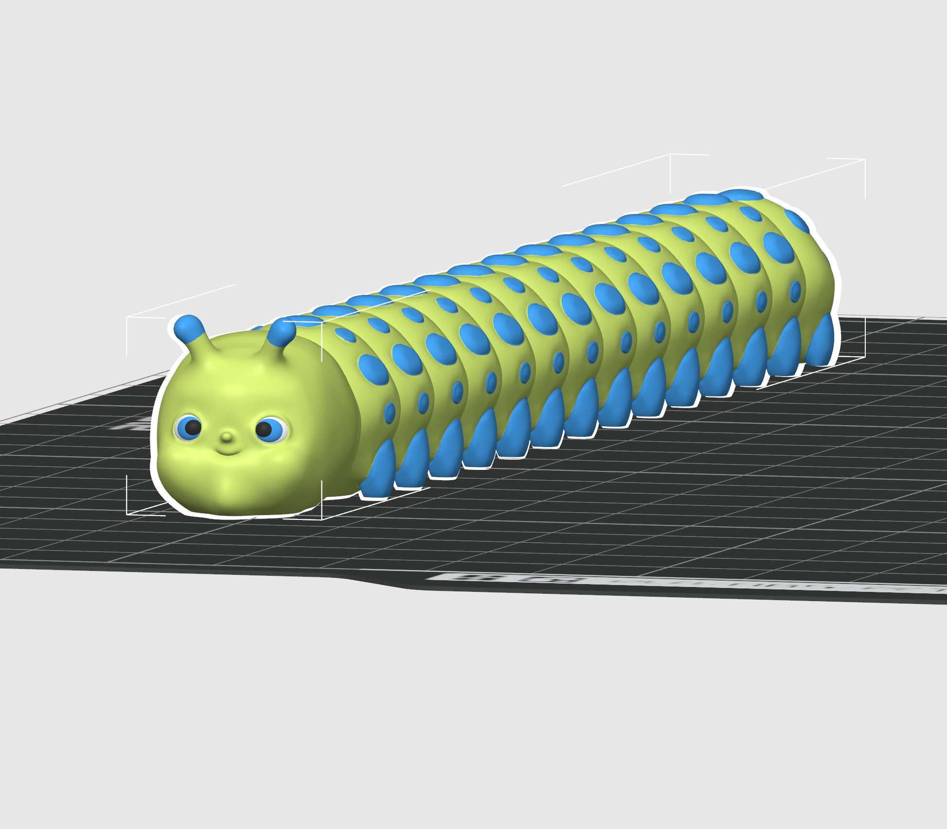 Articulated Caterpillar commercial use 3D print model_1