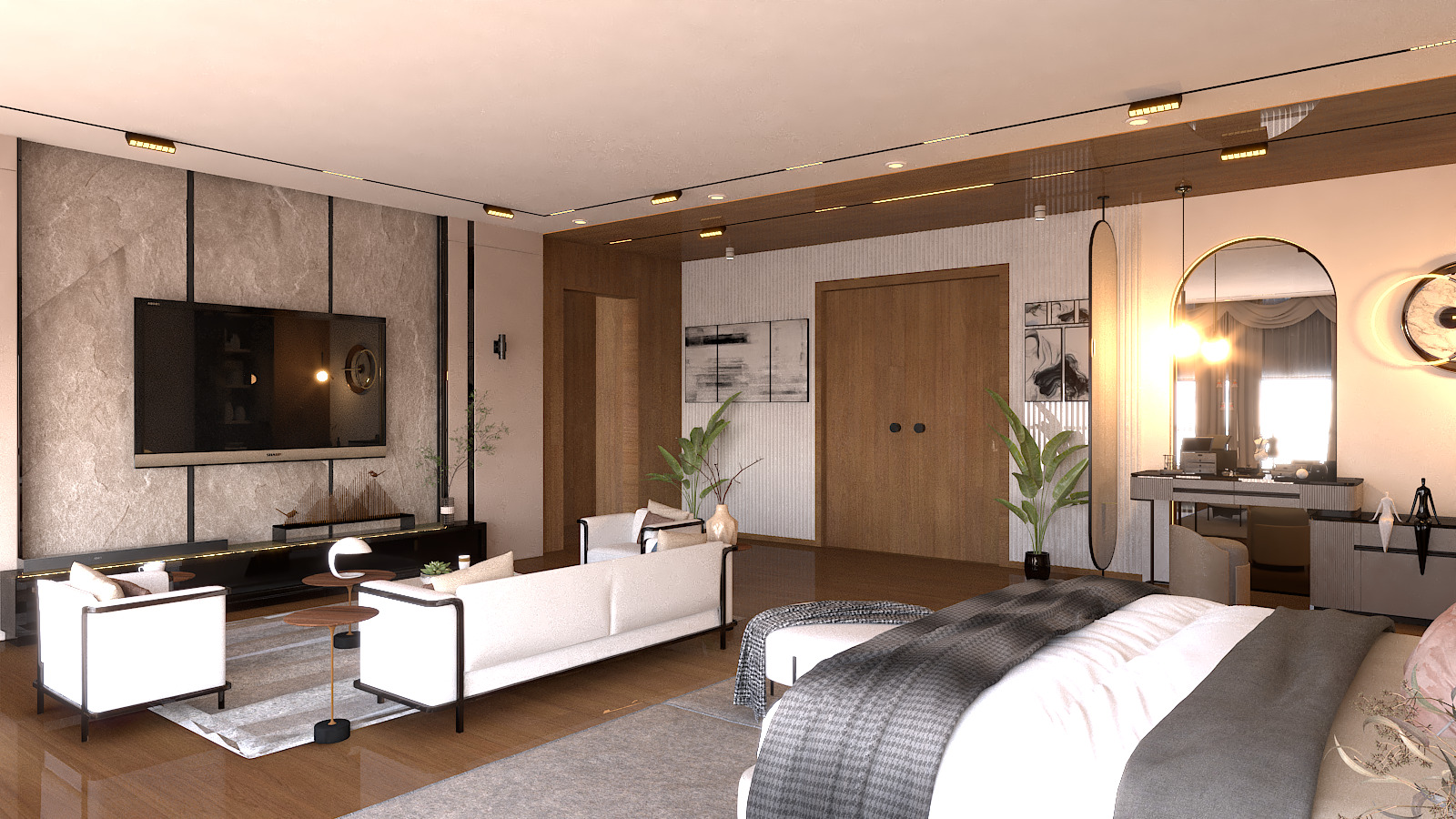 royal bedroom  3D model_4