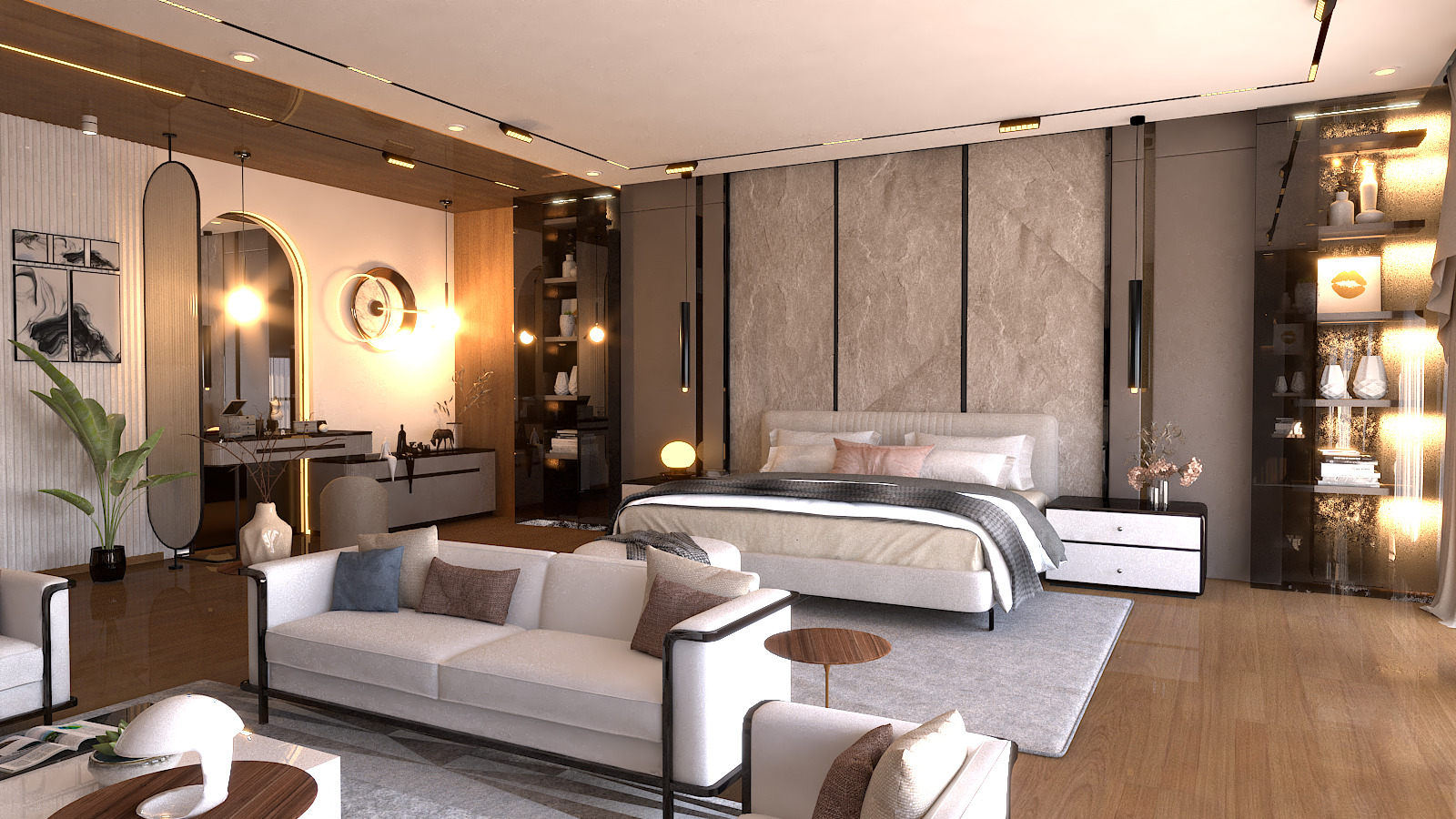 royal bedroom  3D model_2
