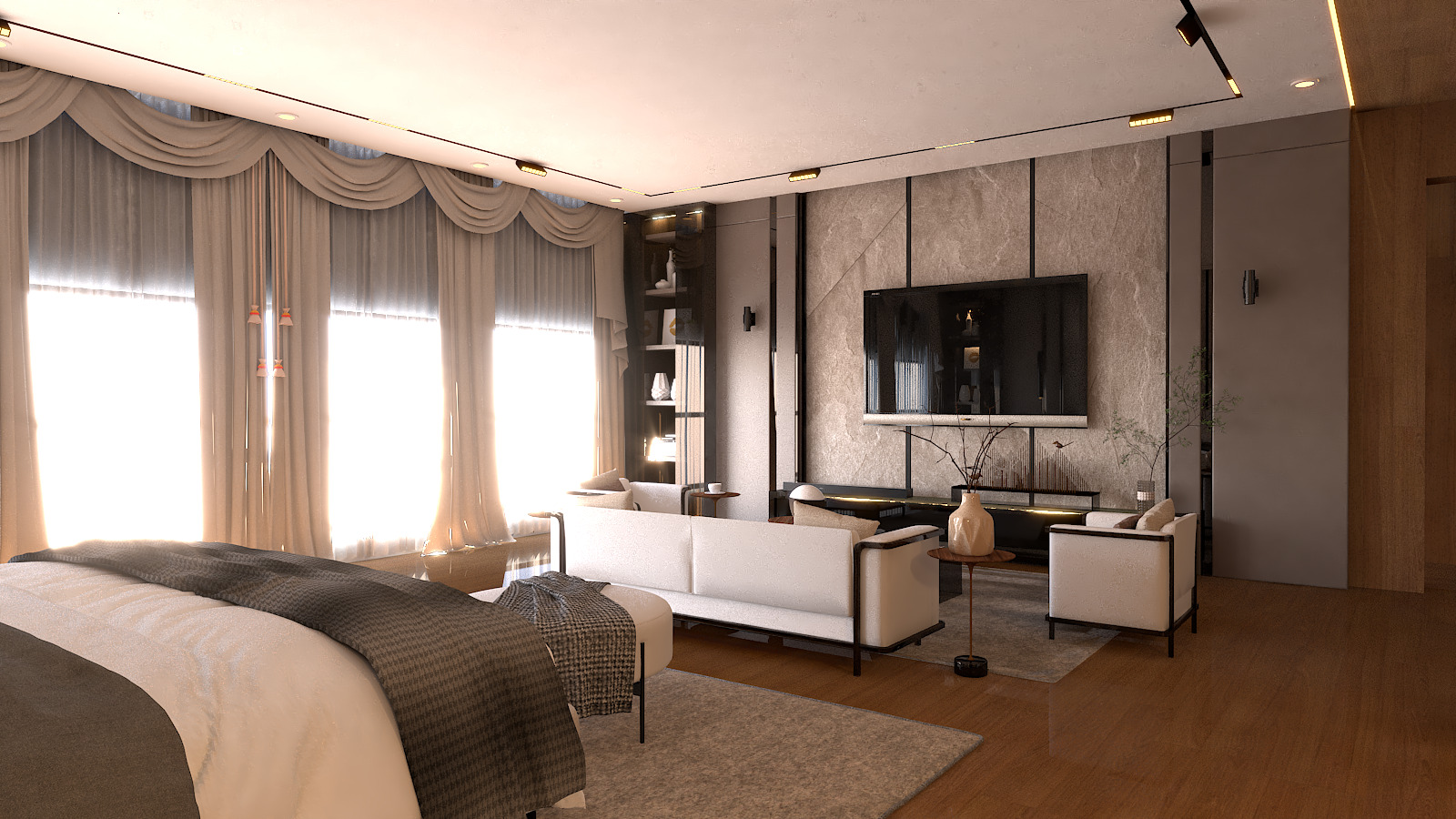 royal bedroom  3D model_3
