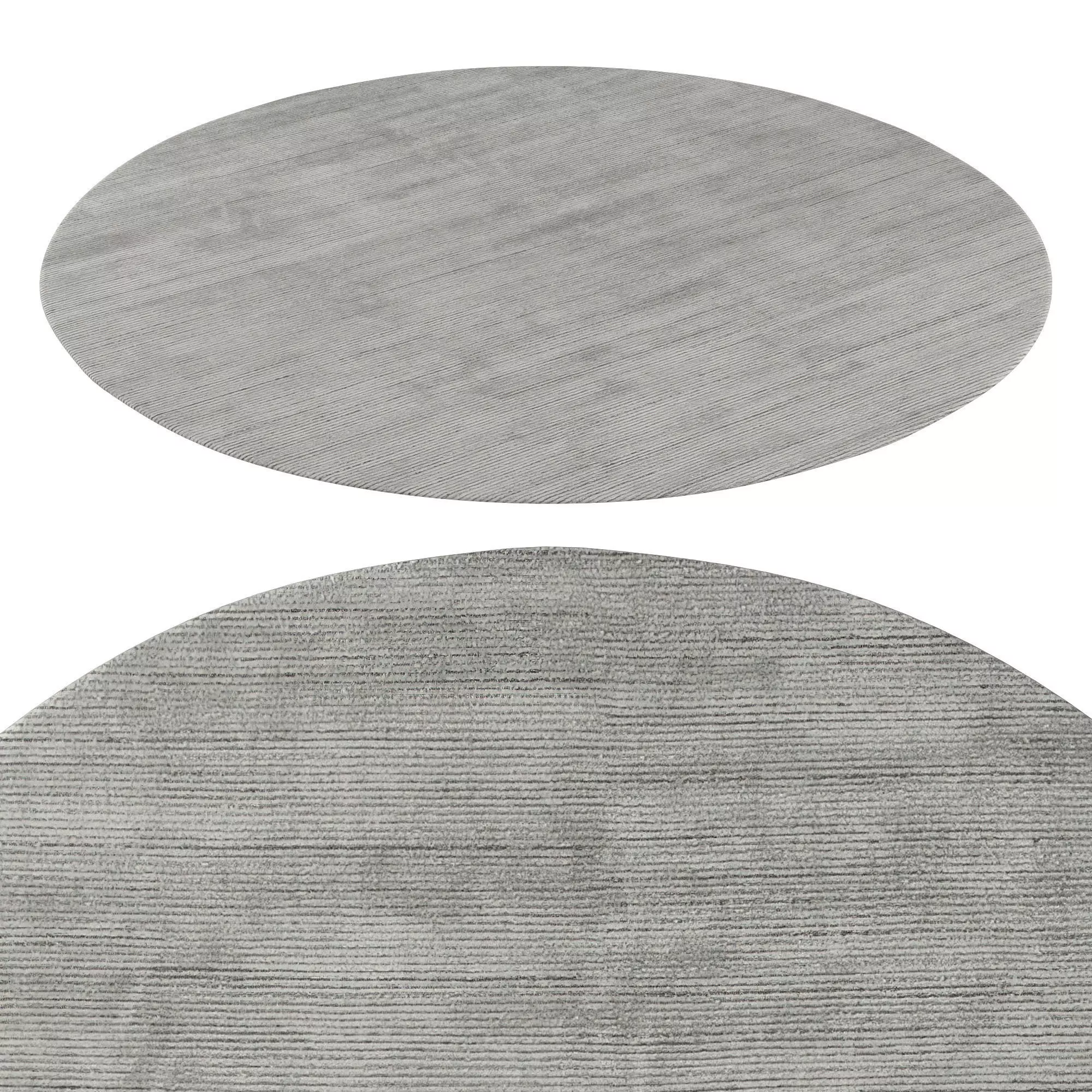 Stripes Rug round 3D model_0