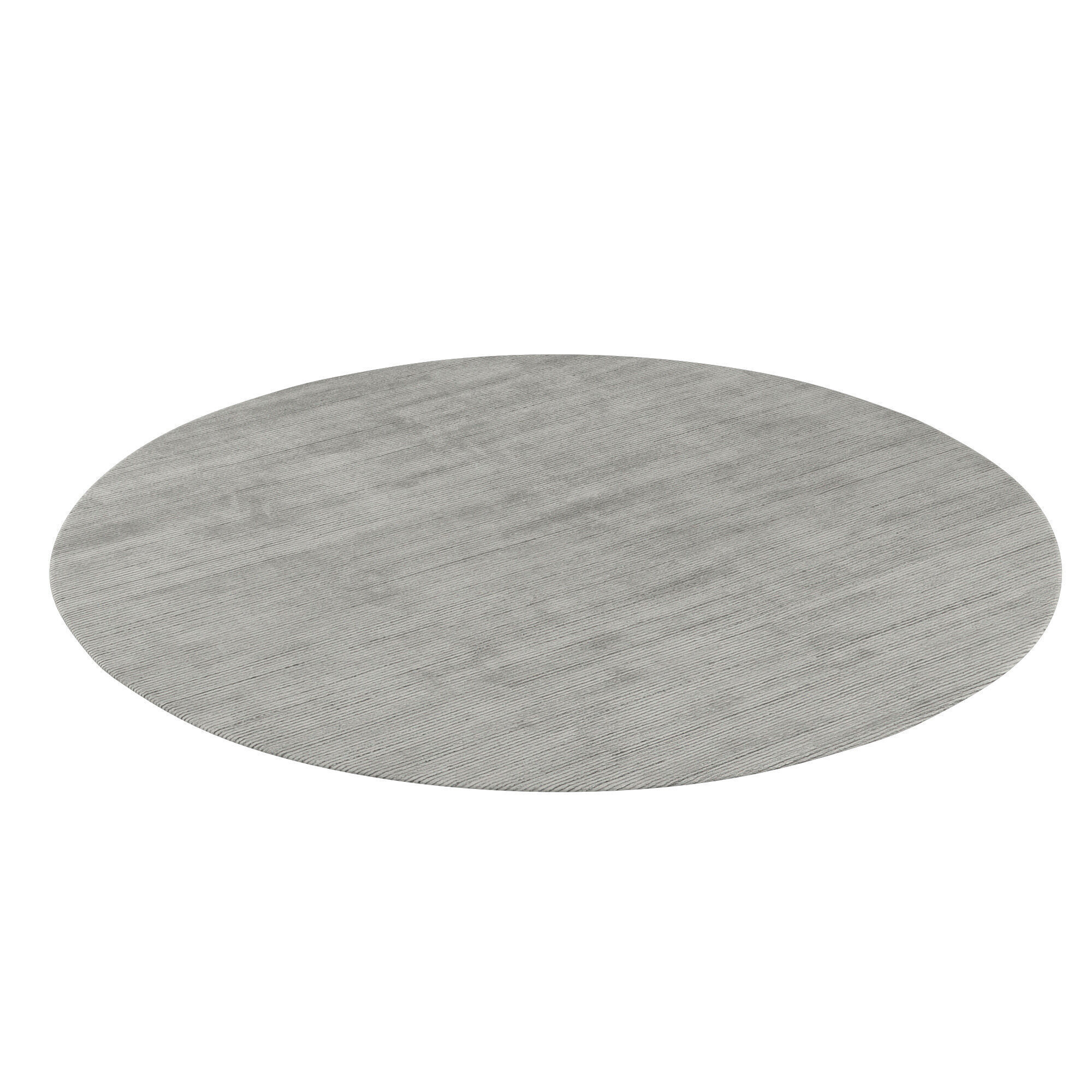 Stripes Rug round 3D model_1