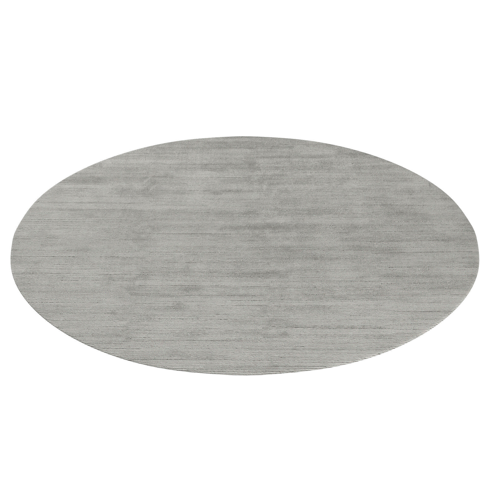 Stripes Rug round 3D model_2