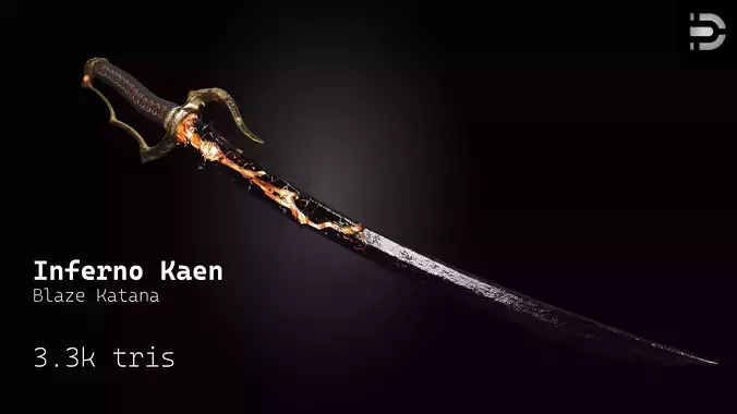 Inferno Kaen The Blazing Edge Katana