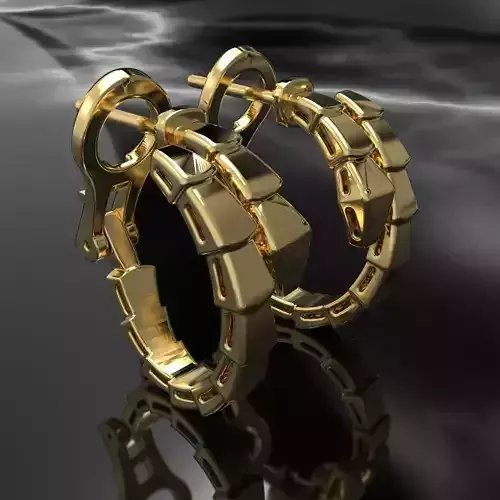 Bvlgari Serpenti Snake Earrings