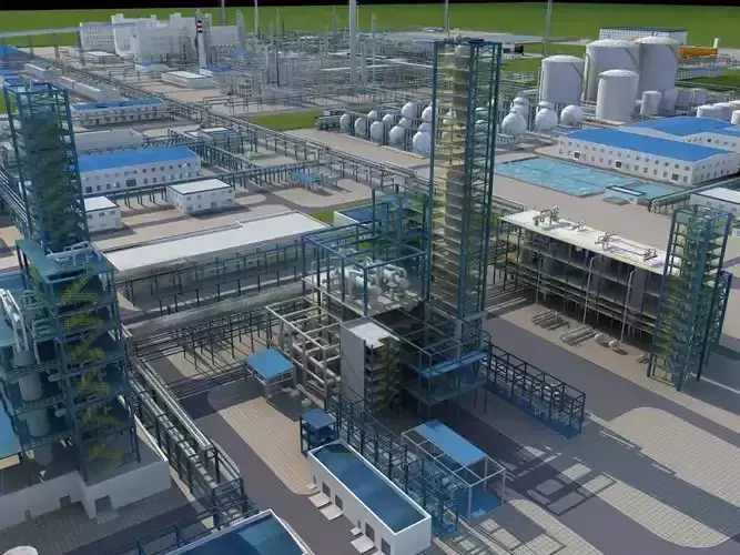 Coal Chemical Industry 3D model