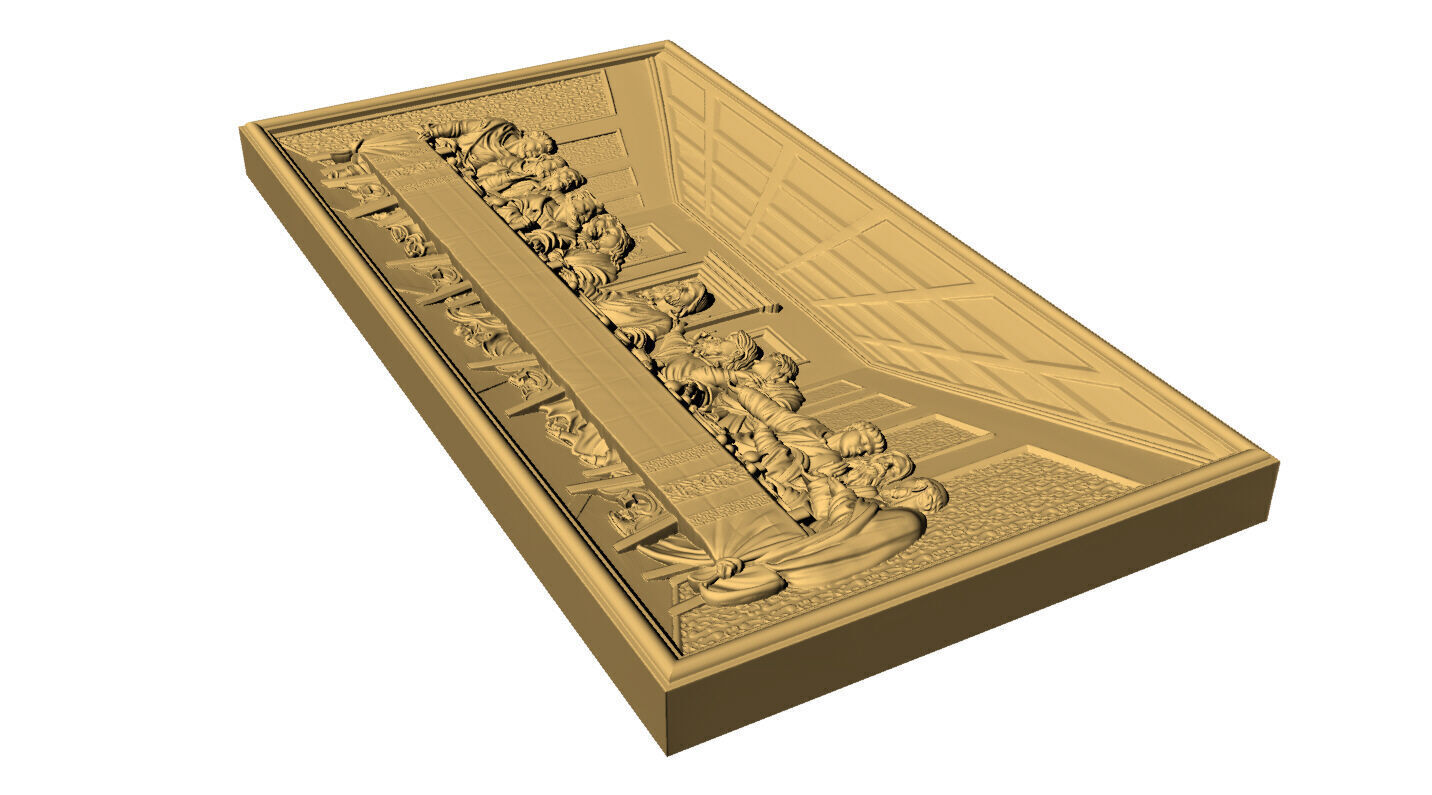 THE LAST SUPPER LA ULTIMA CENA 3D print model_2