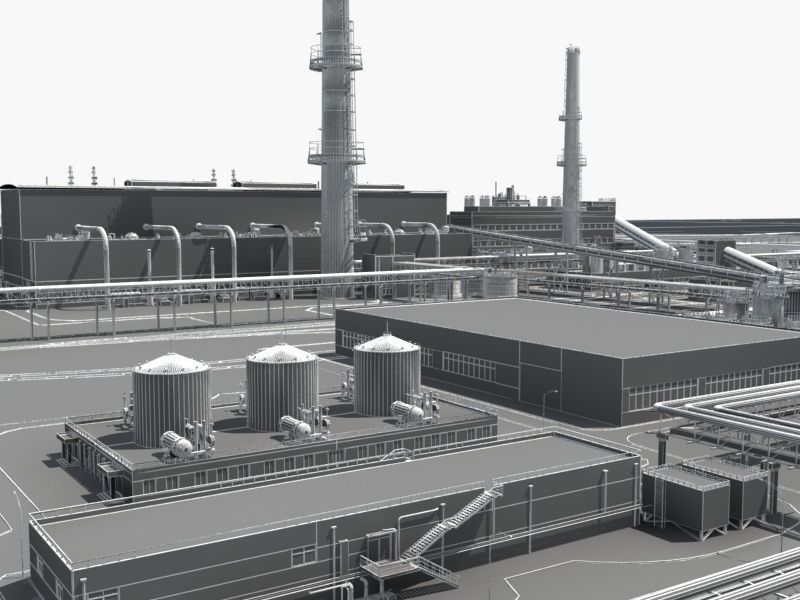 Coal Power Plant 3D model_31