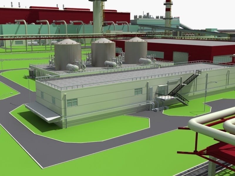 Coal Power Plant 3D model_19