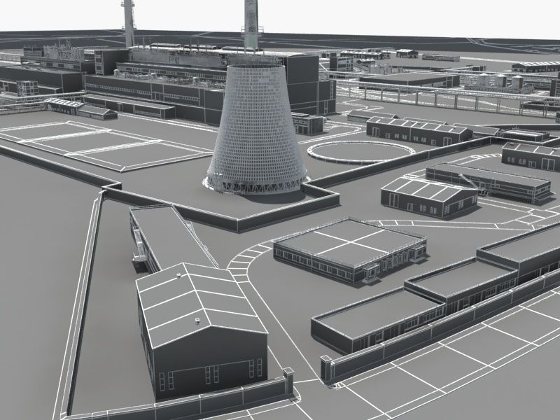 Coal Power Plant 3D model_28