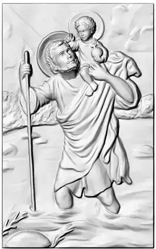 Saint christopher pendant san christofer