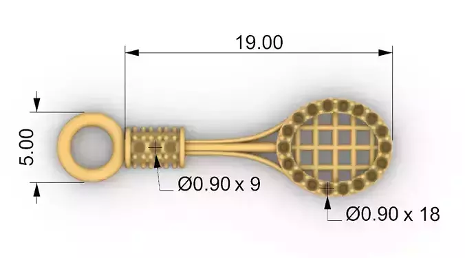 Tennis racket tree sizes raqueta de tenis tres tamanos
