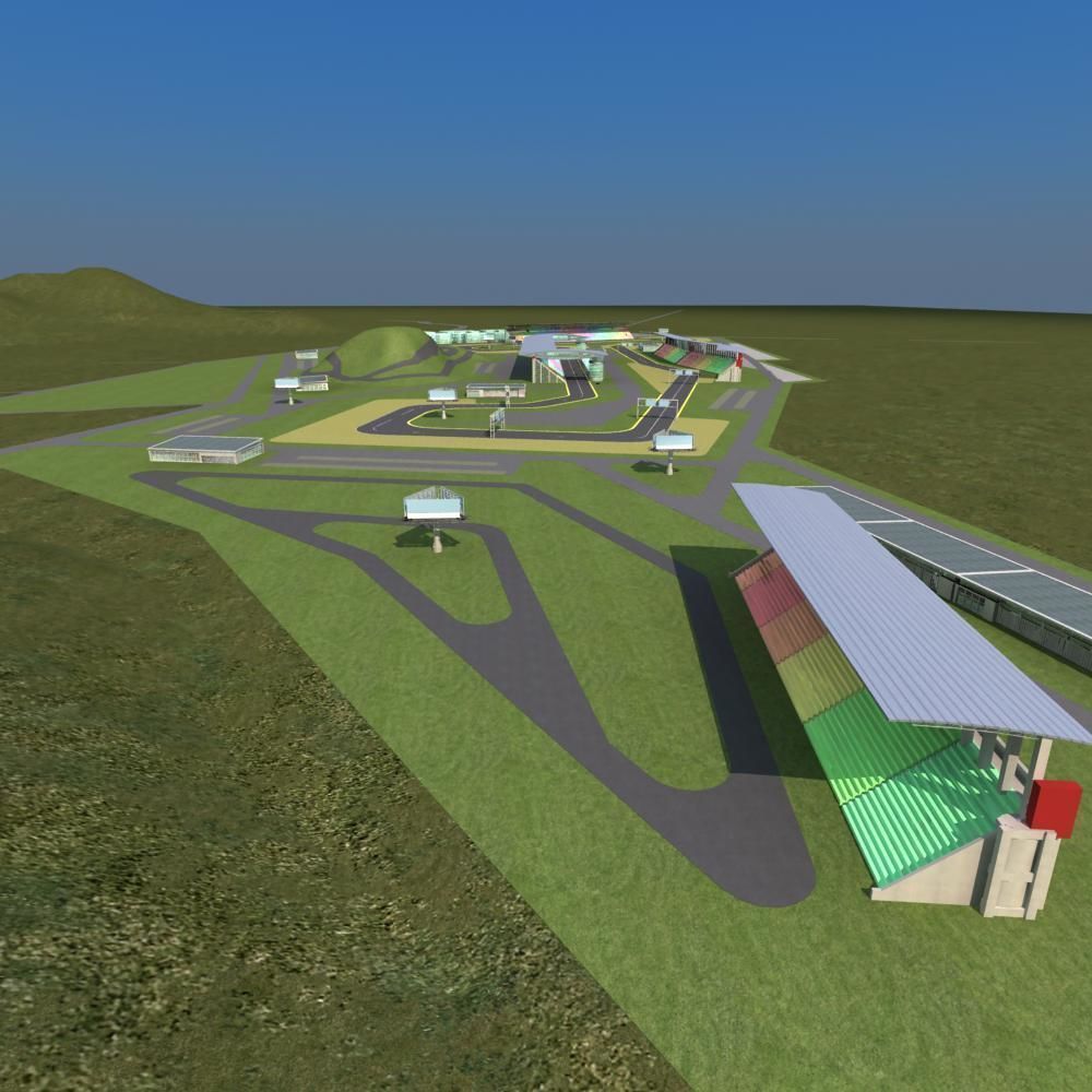 F1 Race Track 3D model_11