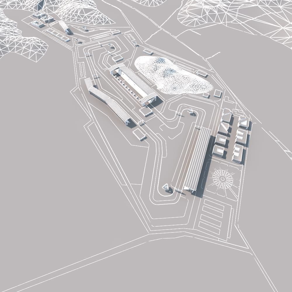 F1 Race Track 3D model_21
