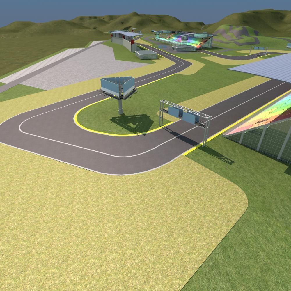 F1 Race Track 3D model_19