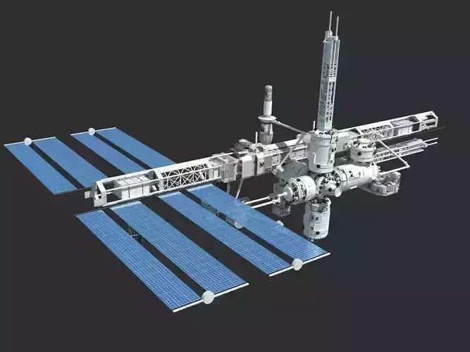 Space station 3D model