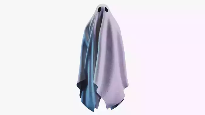 ghost Low-poly 3D model
