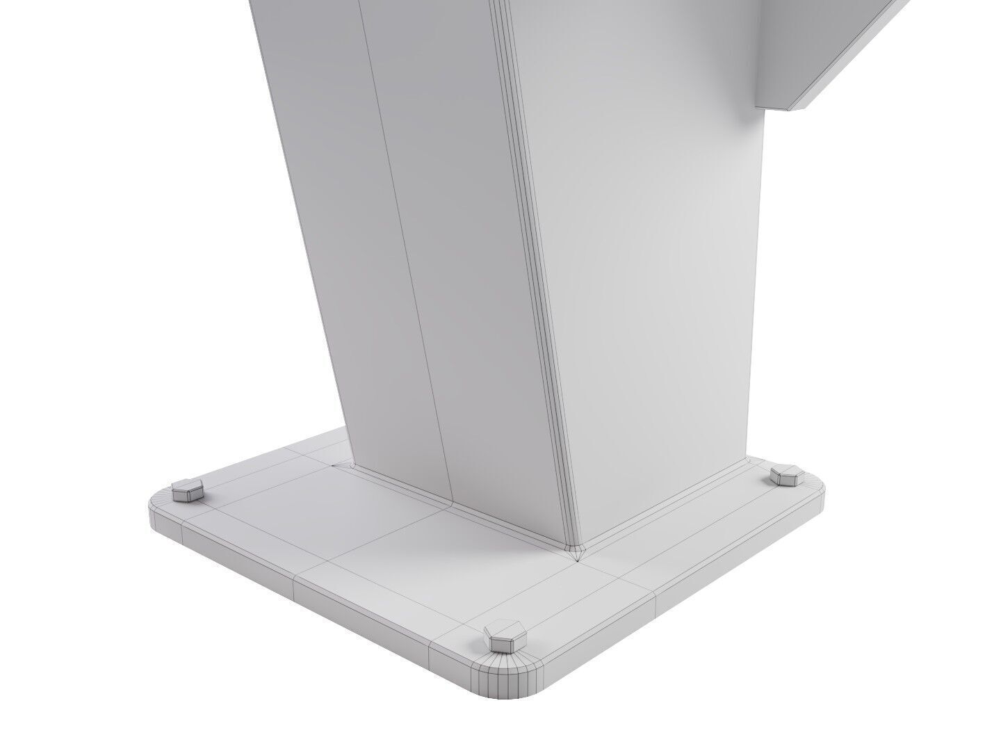 Theatre armchair 3D model_10