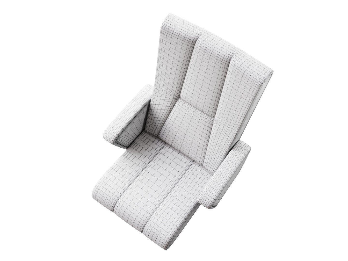 Theatre armchair 3D model_12