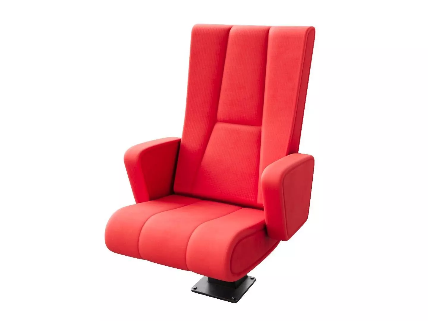 Theatre armchair 3D model_0