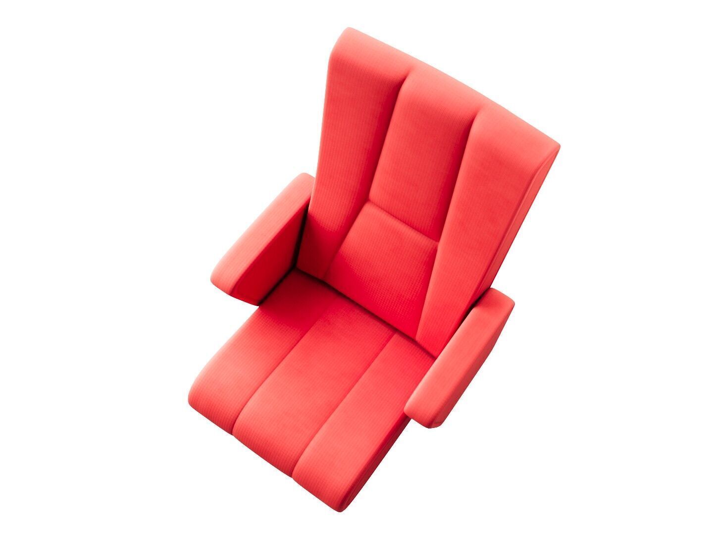 Theatre armchair 3D model_5