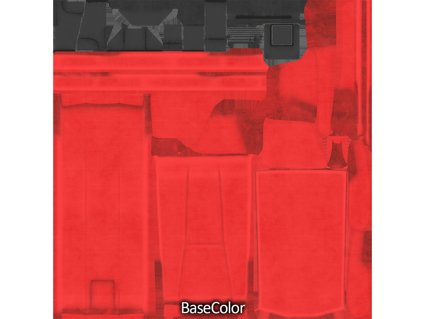 Theatre armchair 3D model_16