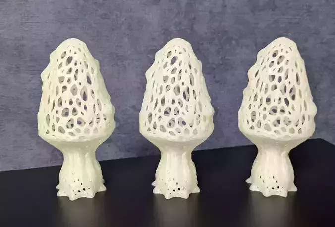 Alien mushroom plant 3D print model Alien mushroom plant 3D print model