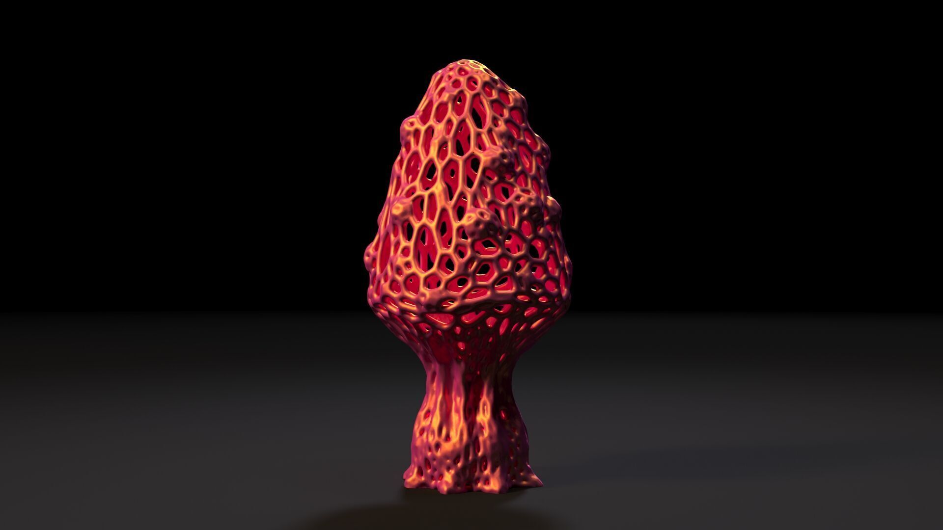 Alien mushroom plant 3D print model_10