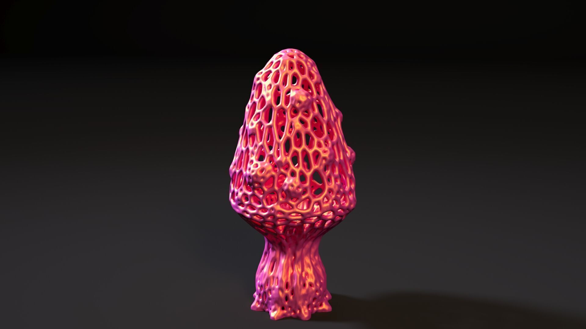 Alien mushroom plant 3D print model_8