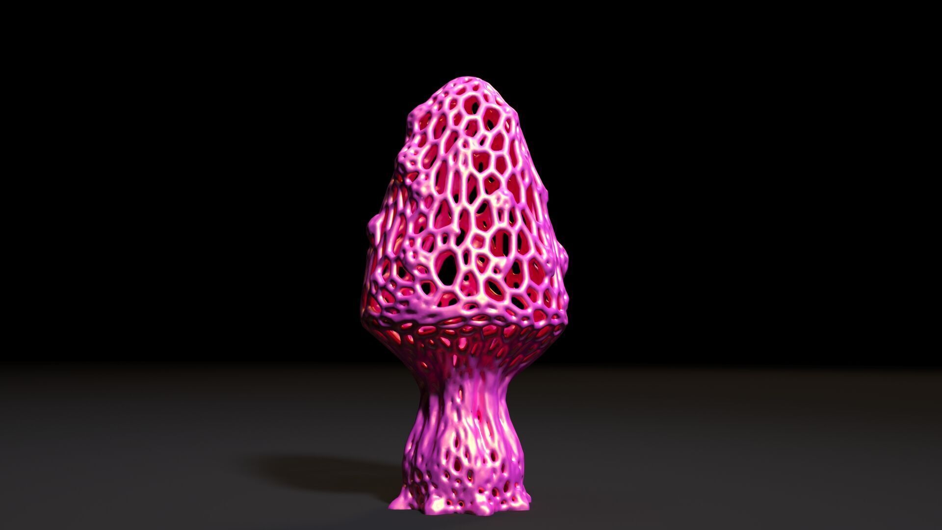 Alien mushroom plant 3D print model_13