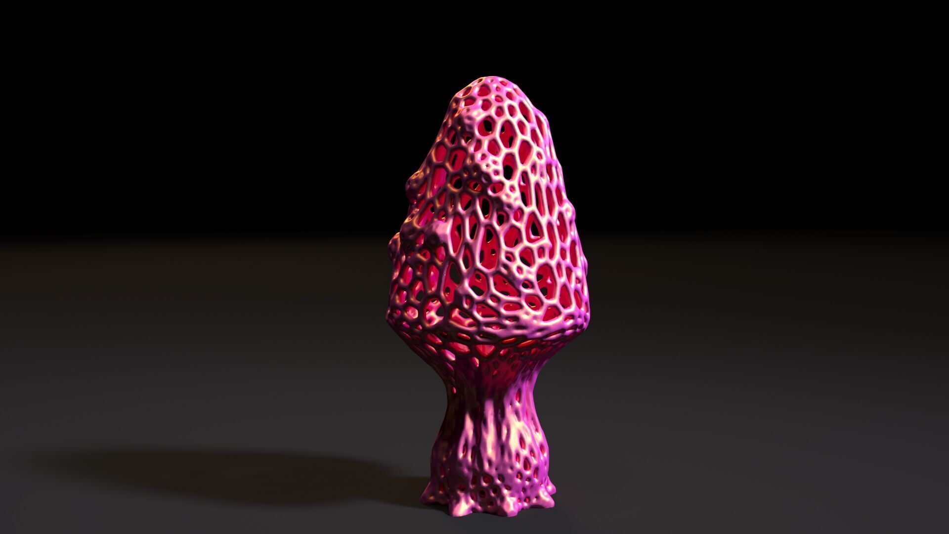 Alien mushroom plant 3D print model_12