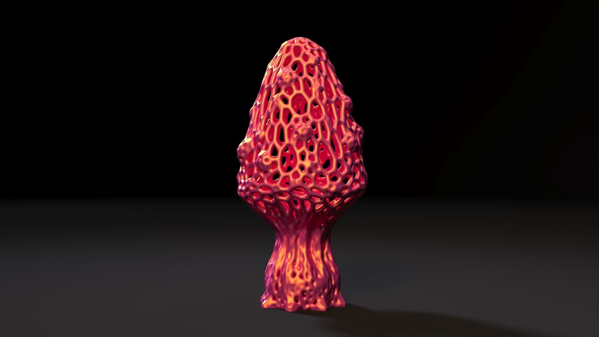 Alien mushroom plant 3D print model_9