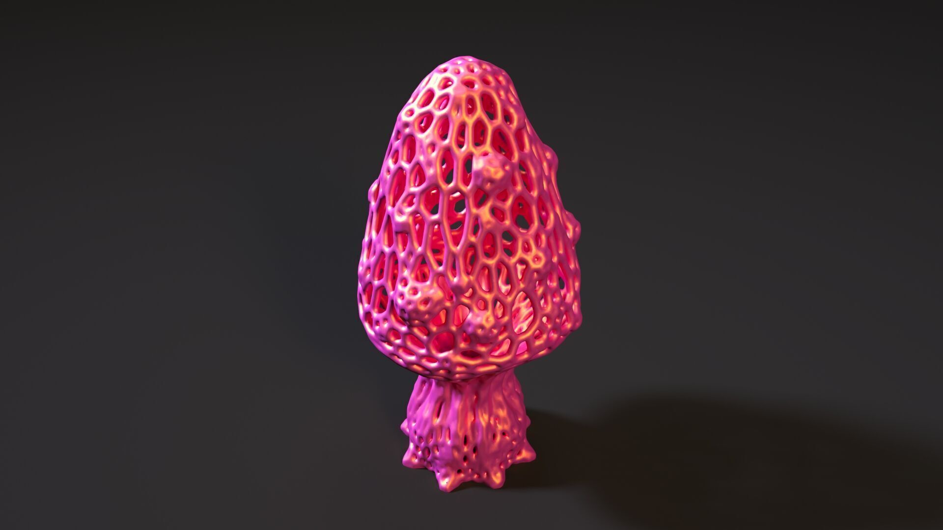 Alien mushroom plant 3D print model_17