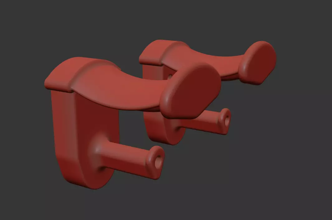 headphone mount 3D print model_0