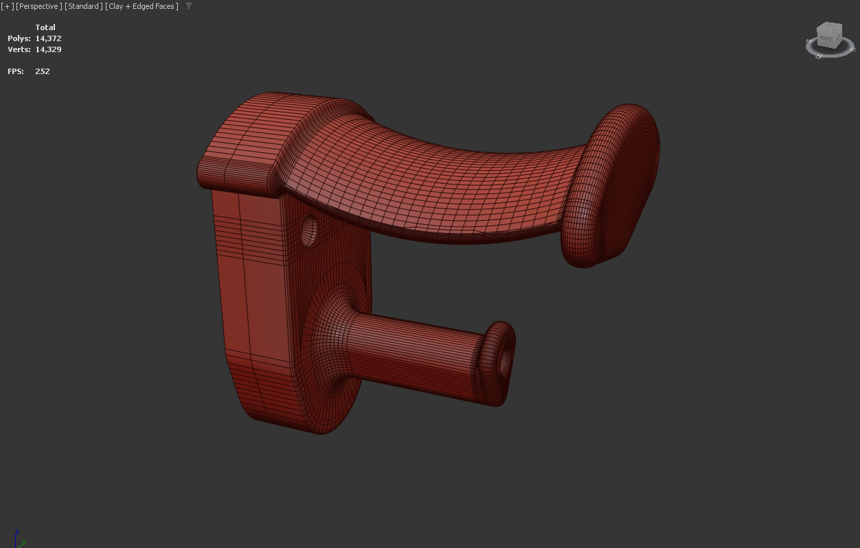 headphone mount 3D print model_9