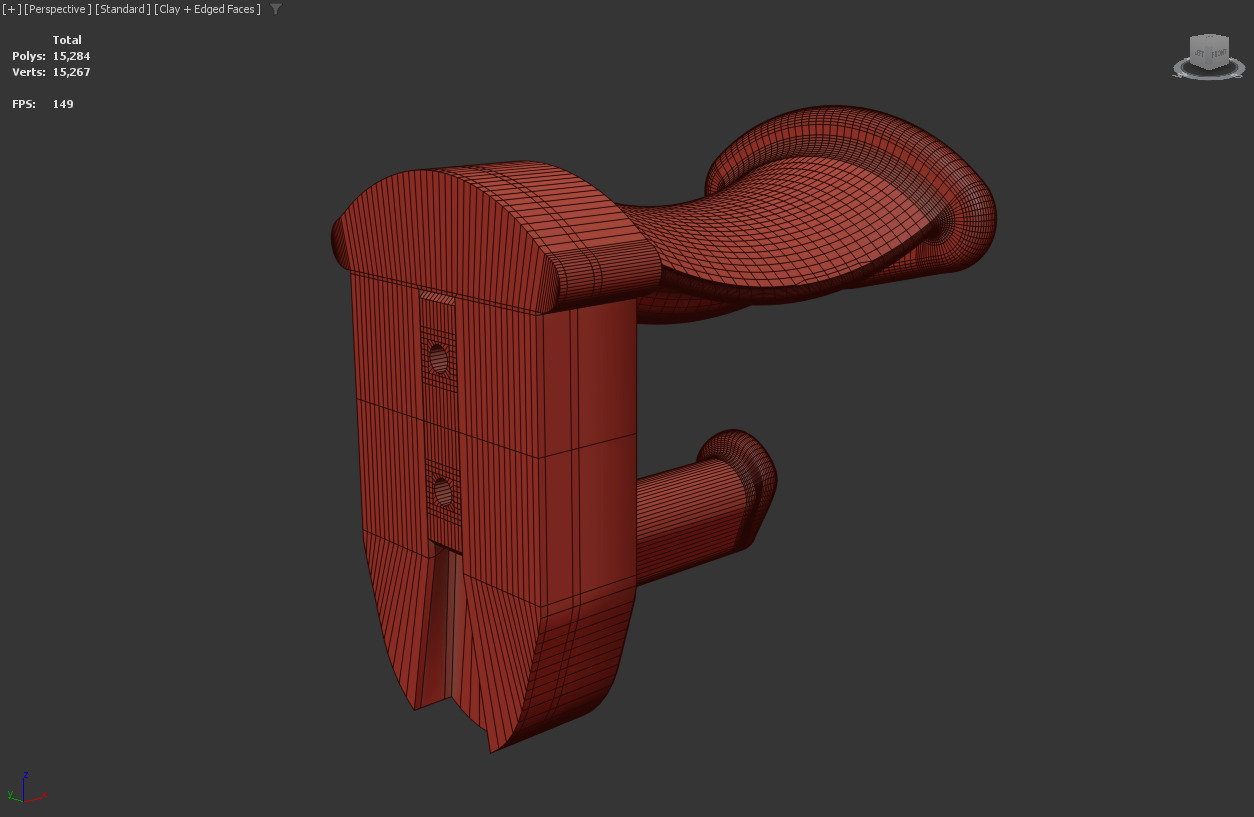 headphone mount 3D print model_10