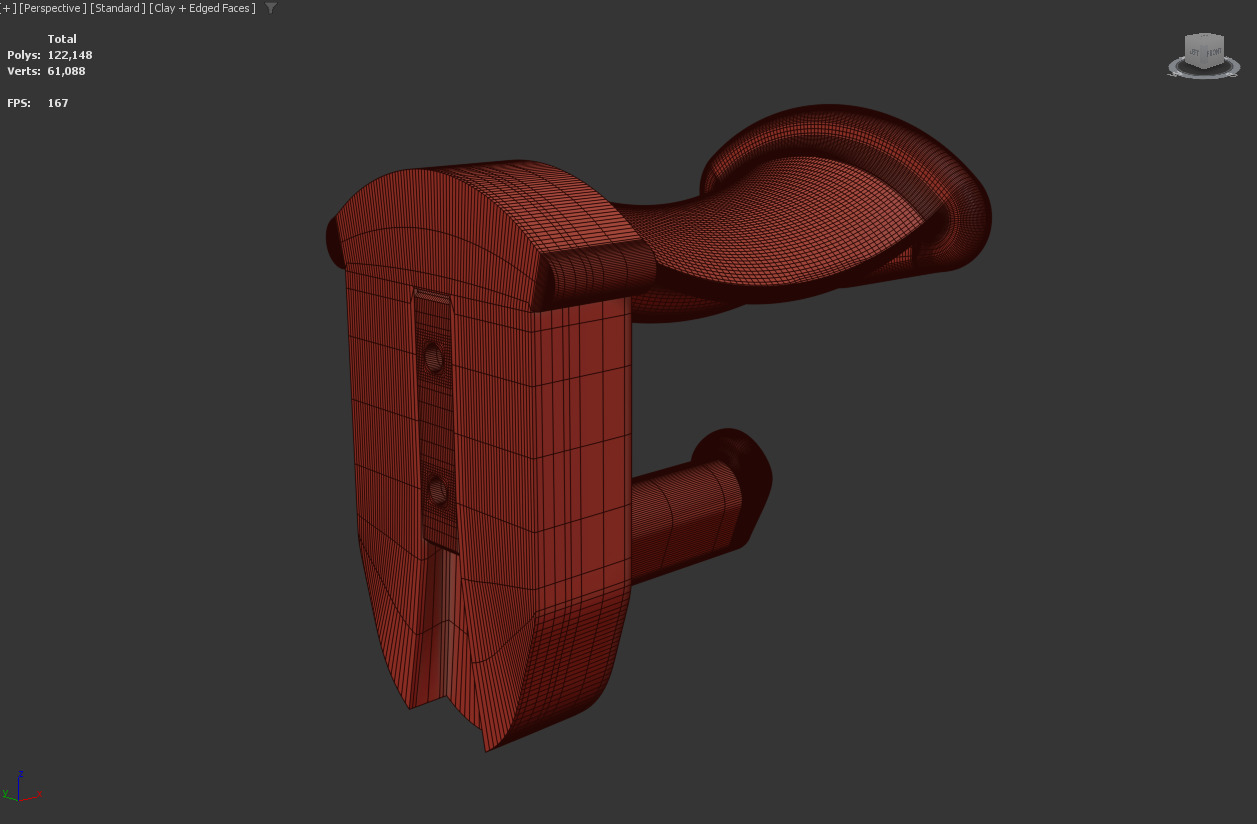 headphone mount 3D print model_11