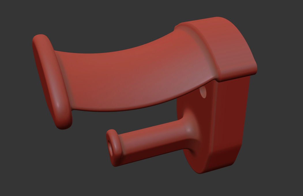 headphone mount 3D print model_5